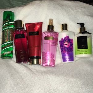 Victoria’s Secret lotion and body mist spray